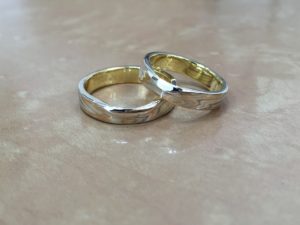 結婚指輪、杢目金、富山、オーダーメイド、婚約指輪