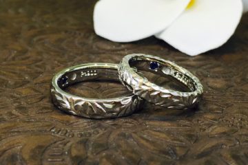 結婚指輪、ハワイアンジュエリー、マカナ、富山、オーダーメイド