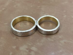 木目金、結婚指輪、オーダーメイド