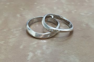 木目金、結婚指輪、オーダーメイド、和柄