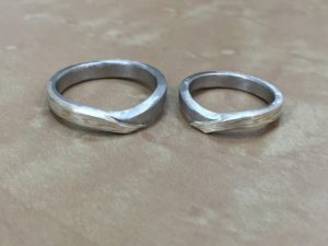 木目金、結婚指輪、富山