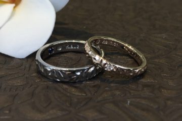 ハワイアンジュエリー、マカナ、結婚指輪、富山